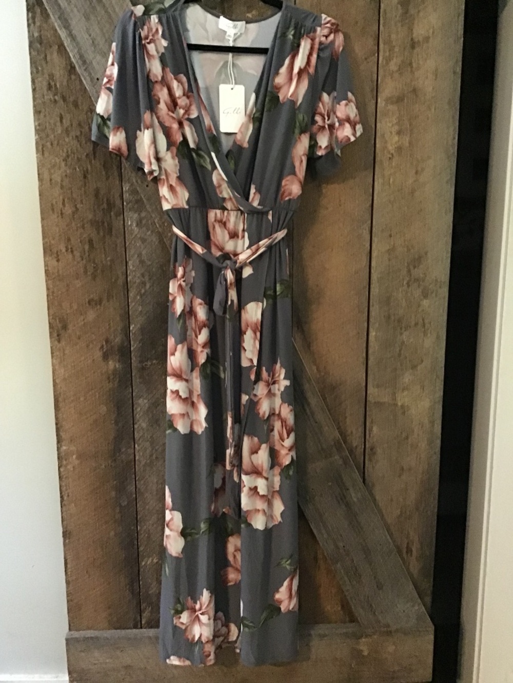 Gilli - Floral maxi dress with wrap skirt